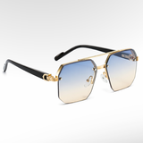 Casual sunglasses with metal frames