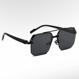 Casual sunglasses with metal frames