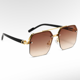 Casual sunglasses with metal frames