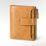 Leather wallet with closure 4 in 1