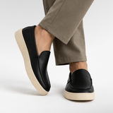 Casual leather loafers