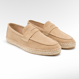 Suede leather casual loafers