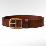 Retro casual leather belt