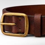 Retro casual leather belt