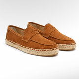 Suede leather casual loafers