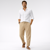 Cotton linen pants