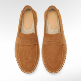 Suede leather casual loafers