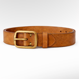 Retro casual leather belt