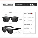 Shonemes 3PCS Polarized Men Sunglasses Vintage Square Women Shades Matte/Gloss Black Tortoise Outdoor UV400 Driving Sun Glasses