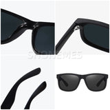 Shonemes 3PCS Polarized Men Sunglasses Vintage Square Women Shades Matte/Gloss Black Tortoise Outdoor UV400 Driving Sun Glasses