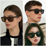 Shonemes 3PCS Polarized Men Sunglasses Vintage Square Women Shades Matte/Gloss Black Tortoise Outdoor UV400 Driving Sun Glasses